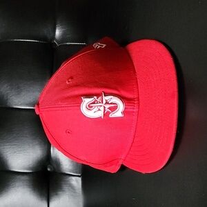 Vintage Seattle Mariners MLB New Era 59FIFTY red fitted hat Size 6  5/8 (53cm)
